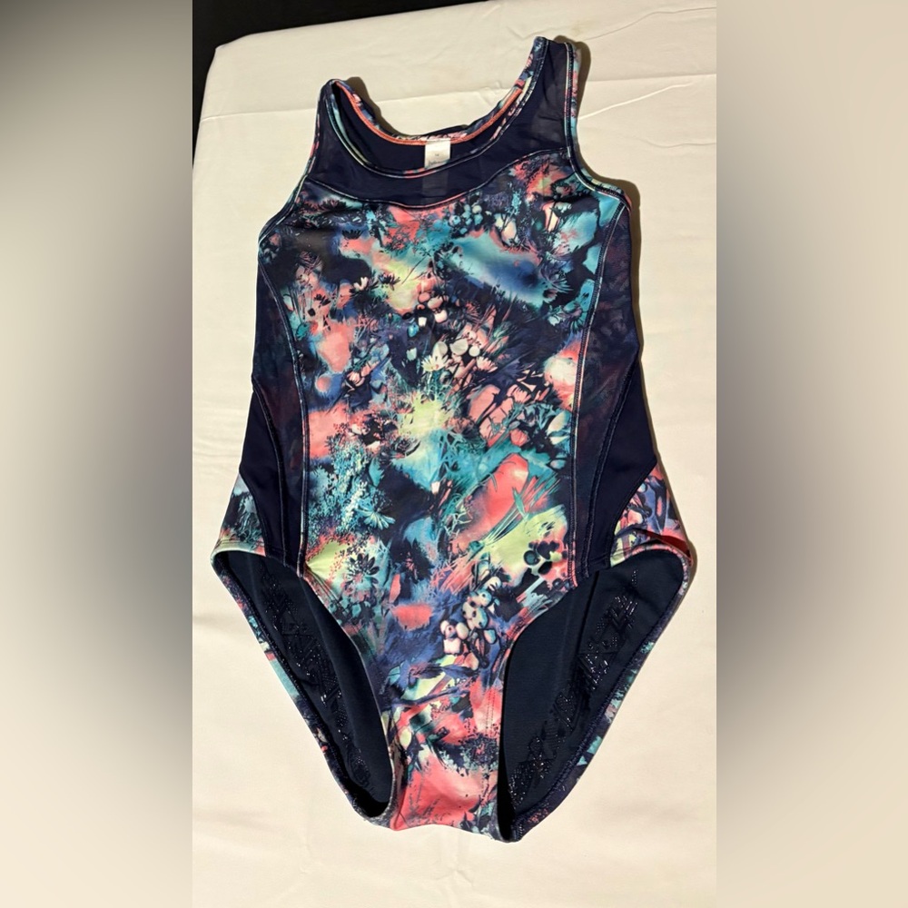 ivivva Lane Racer Lap Swim suit/ Body suit. Size 14